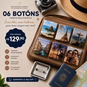 kit com 06 unidade