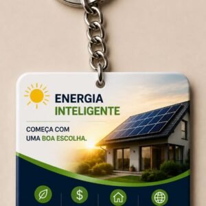 Chaveiro Personalizado frente e verso